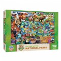 Alternate Thumbnail #2 of USA Map of the National Parks Puzzle - 100 Pieces