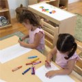 Alternate Thumbnail #3 of Jumbo Easy Grip Triangle Anti-Roll Crayons - 24 Count