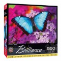 Alternate Thumbnail #3 of Iridescence Butterfly Jigsaw Puzzle - 550 Pieces