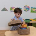 Alternate Thumbnail #2 of Peek-a-Boo Basket - Camel