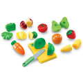 Pretend Play Sliceable Fruits and Veggies - 23 Pieces