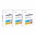 Primary Thumbnail of 1" White Clear View Binder - Set of 3