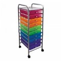 Primary Thumbnail of Mobile Rainbow Storage Cart - 10-Drawer