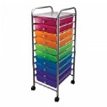 Alternate Thumbnail #4 of Mobile Rainbow Storage Cart - 10-Drawer