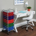 Alternate Thumbnail #2 of Mobile Rainbow Storage Cart - 10-Drawer