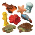 Primary Thumbnail of Sensory Play Stones: Ocean Life - 8 Pieces