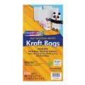 Alternate Thumbnail #2 of Kraft Bags in White 6" x 11" - 50 Bags