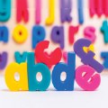Alternate Thumbnail #5 of Lowercase Find & Fit Silicone Puzzle with Wooden Tray