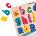 Alternate Thumbnail #6 of Lowercase Find & Fit Silicone Puzzle with Wooden Tray