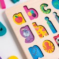 Alternate Thumbnail #7 of Lowercase Find & Fit Silicone Puzzle with Wooden Tray