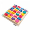 Primary Thumbnail of Numbers & Shapes Find & Fit Silicone Puzzle with Wooden Tray