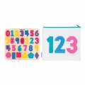Alternate Thumbnail #6 of Numbers & Shapes Find & Fit Silicone Puzzle with Wooden Tray