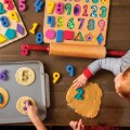 Alternate Thumbnail #3 of Numbers & Shapes Find & Fit Silicone Puzzle with Wooden Tray