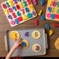 Alternate Thumbnail #4 of Numbers & Shapes Find & Fit Silicone Puzzle with Wooden Tray