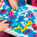 Alternate Thumbnail #5 of Numbers & Shapes Find & Fit Silicone Puzzle with Wooden Tray