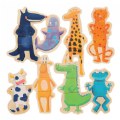 Thumbnail Image of Magnetic Crazy Animal Puzzles - Set of 8