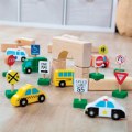 Alternate Image #4 of Wooden Vehicles and Traffic Signs - 15 Pieces