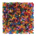 1000 Assorted Little Shapes Transparent Beads