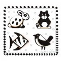 Alternate Image #6 of Black & White Animal Puzzle - Set of 2