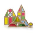 Junior Rainbow Blocks® Colorful Stacking Blocks - 40 Pieces