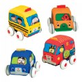 Community Pull-Back Vehicles - Set of 4