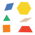 Alternate Image #2 of Pattern Blocks in a Variety of Shapes - 250 Pieces