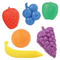 Colorful Fruit Counters with Container for Practicing Early Math Skills
