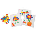 Pattern Blocks and Picture Cards Set