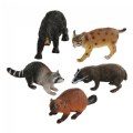 Textured Wilderness Animals Collection - Set of 5