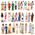 Thumbnail Image of Wooden Wedgie Career People - 30 Pieces