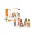 Alternate Image #3 of Wooden Wedgie Friends with Special Needs - Set of 5