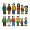Alternate Image #3 of Wooden Community People - 42 Pieces