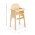 Alternate Image #6 of Wooden Doll High Chair