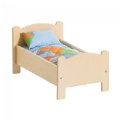 Thumbnail Image of Wooden Doll Bed with Bedding