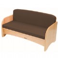 Premium Solid Maple Couch - Brown