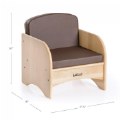 Thumbnail Image #6 of Premium Solid Maple Chair - Brown