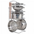 Thumbnail Image #2 of Stainless Steel Pots & Pans Play Set - 8-Pieces