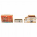 Alternate Image #4 of Homes Around the World Wooden Blocks - 15 Pieces