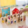 Thumbnail Image #6 of Children From Around the World Wooden Block Figures - Set of 17