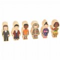 Thumbnail Image #2 of Children From Around the World Wooden Block Figures - 17 Pieces