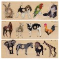 Large Knob Animal Puzzles - Set of 3