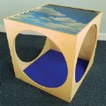 Alternate Image #3 of Plexiglas Top Cube with Mat