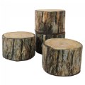 Soft Woodland Tree Stump - Set of 4