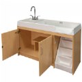 Alternate Image #6 of Left Handed Changing Table with Sink