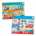 Alternate Thumbnail #6 of Vehicle Themed Peg Puzzle - Set of 2