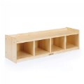 Thumbnail Image of Premium Solid Maple 4-Section Bench Cubby