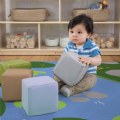 Alternate Image #5 of Soft Oversized Toddler Blocks in Natural Colors - Set of 12