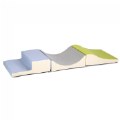 Soft Toddler Steps and Ramp Climber in Natural Colors