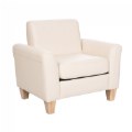 Alternate Image #3 of Sense of Place Tan Vinyl Couch and Chair