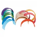 Alternate Image #3 of Wooden Rainbow Arches and Tunnels - Set of 12